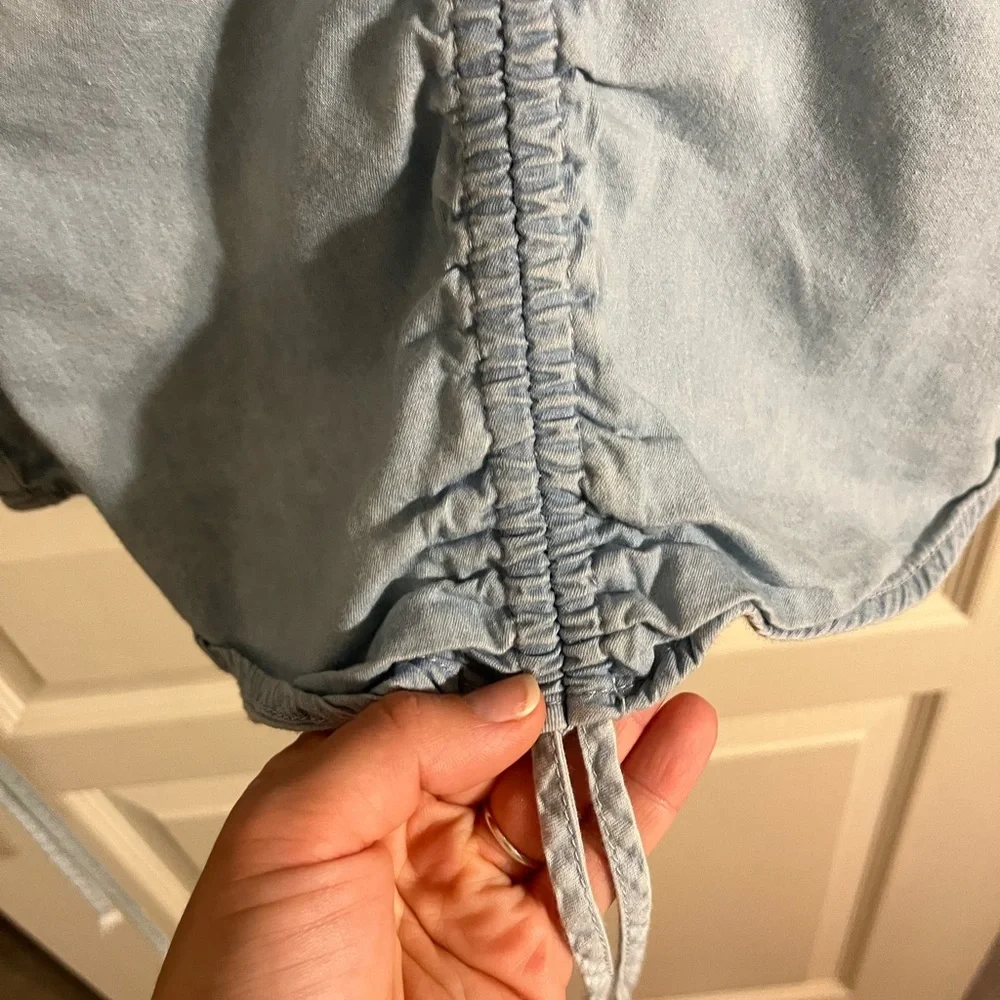 “Denim” drawstring blouse - Picture 6 of 6
